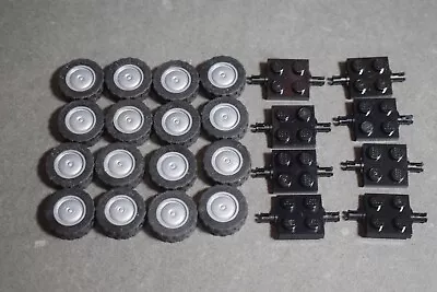 Buy Lego 4600 93594 92409 50945 Wheels Tyre Axle Pack Of 16 • 4.99£