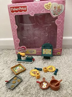 Buy Rare Brand New Fisher Price Loving Family Dolls House Cooking Fun Set Boxed • 35£