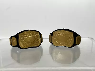 Buy WWE Tag Team Belts 2x Wrestling Figure Accessory Mattel Elite WWF • 9.99£