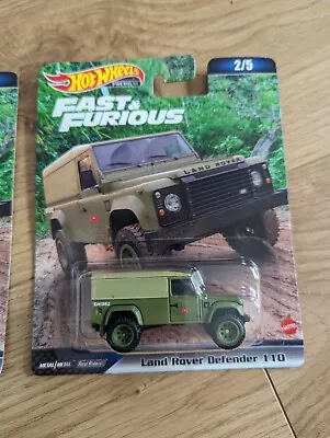 Buy Hot Wheels Fast And Furious Land Rover Defender Off Roader Real Riders • 7.99£