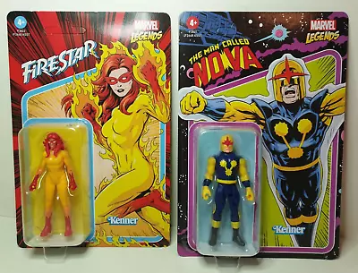 Buy Marvel Legends FIRESTAR & NOVA 3.75  Action Figures Kenner New BNIB N/M • 18£