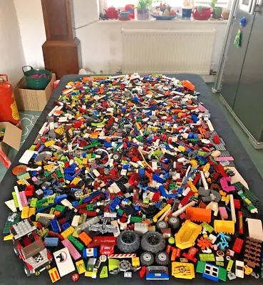 Buy Over 3kg Of GENUINE LEGO Big Box Bundle Bricks Minifigures Huge Vintage Job Lot • 39.99£