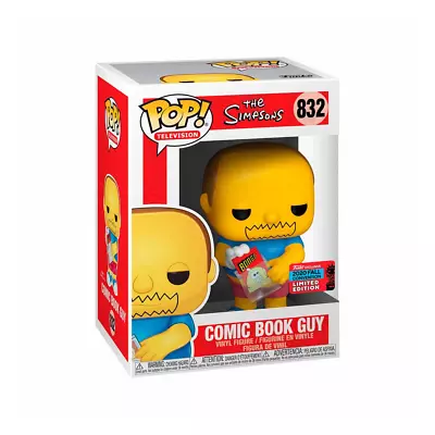 Buy The Simpsons Figure (Size 9cm) Funko Pop! Comic Book Guy Vinyl Figure - New • 13.99£