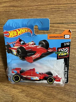 Buy Hot Wheels Dicast Vehicle Red F1 Car #77 2019 HW Race Day • 12.99£