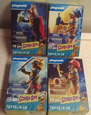 Buy Playmobil Scooby-Doo X4 - 70712/70714/70715/7016 Vampire/Fireman NEW/SEALED • 20£