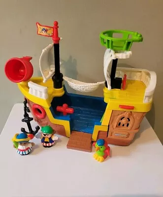Buy Fisher-Price Little People Pirate Ship  2005. Sounds. 3 Figures. Parrot. • 20£