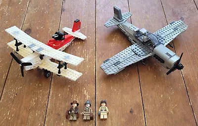 Buy Lego 7198 Indiana Jones Fighter Plane Attack 99% Complete • 70£