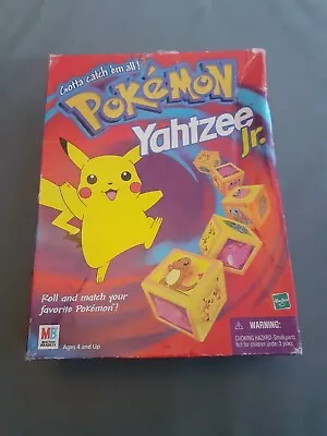 Buy POKEMON YAHTZEE JR. HASBRO MB BOARD GAME 1999 Missing 2 Pikachu Counters  • 5£