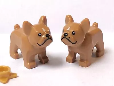 Buy LEGO Minifigure 2x Bulldog Pug Type Dog Pup (1 Pair) • 2.40£