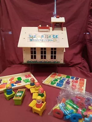 Buy Vintage 1971 Fisher Price Play Family School With Accessories • 5.50£