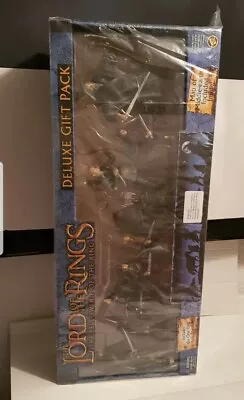 Buy Lord Of The Rings Fellowship Deluxe 9 Figure Gift Pack Set One Ring Toy Biz Rare • 139.99£