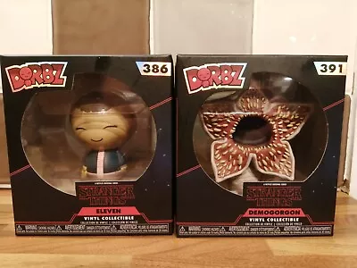 Buy Dorbz Stranger Things #386 Eleven #391 Demogorgon Figures • 8.99£