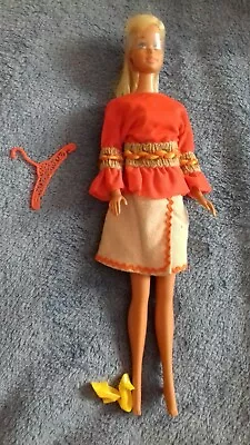 Buy Vintage Barbie Dress From 70's Peasant Pleasant #3482 (DOLL NOT INCLUDED!) • 90.04£