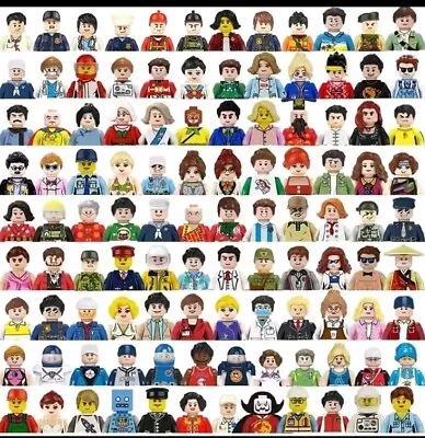 Buy LEGO Bundle 100 Random Figures/people/minfigs With Accessories • 34.99£