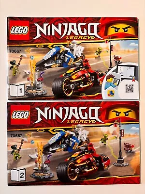 Buy Lego Ninjago Kai’s Blade Cycle And Zane’s Snow Mobile Set (70667) • 1.24£