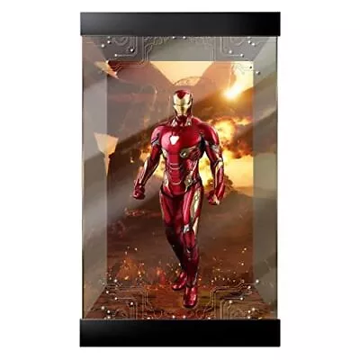 Buy Exclusive Figure Case, Hot Toys Iron Man Mark 50 1/6 Hangar LED Collection Displ • 400£