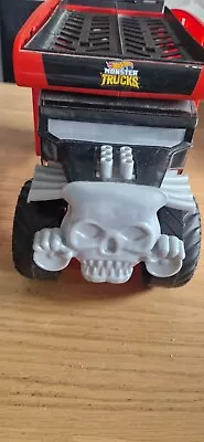 Buy Hotwheels Monster Trucks Monster Mover Bone Shaker Transporter Hauler VGC • 5£