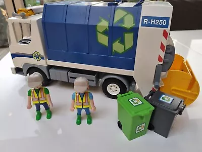 Buy Playmobil 4129 Recycling Truck/Lorry With Flashing Lights • 19.99£