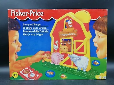 Buy Fisher Price Barnyard Bingo Preschool Child Game Farm Animals Vintage Toy • 118.24£