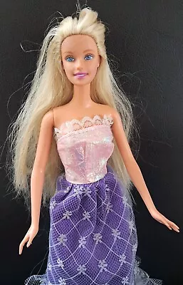 Buy Vintage Barbie Doll, Iridescent/purple Dress • 3£