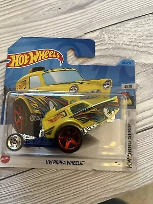 Buy Hot Wheels HW Poppa Wheelie Drag Strip Racecar Toy Diecast Model In Original Box • 3.45£