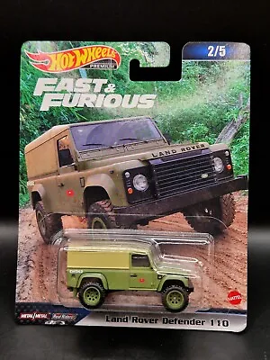 Buy Hot Wheels Premium Real Riders Fast And Furious Land Rover Defender 110 (B92) • 9.99£