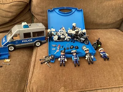 Buy Playmobil Police Motor Bikes - Van - And Figures • 16.99£