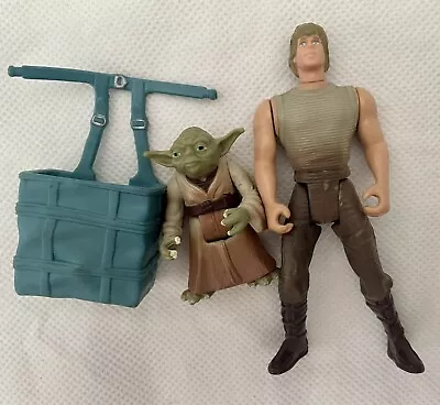 Buy Star Wars The Power Of The Force  Yoda Luke Skywalker  Figure 1996 • 7.99£