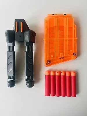 Buy Nerf N-Strike Mega Centurion Folding Bipod Stand Ammo Clip Magazine & Darts Read • 15£