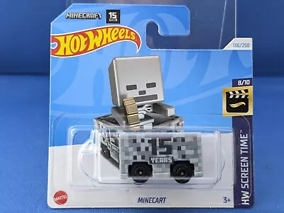 Buy Hot Wheels HW Screen Time Minecraft, Minecart 15 Years, Combined Postage  • 3.25£