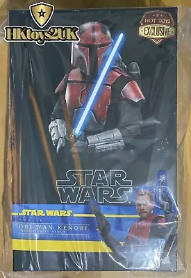 Buy Hot Toys TMS126 STAR WARS: THE CLONE WARS 1/6 OBI-WAN KENOBI (MANDALORIAN ARMOR) • 406£