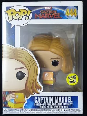 Buy Captain Marvel Glow In The Dark - 444 Funko POP #3ES • 8£