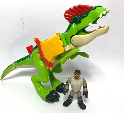 Buy Imaginext Jurassic World Dinosaurs T~rex Dilophosaurus  Fisher Price Mattel (k4) • 8.99£