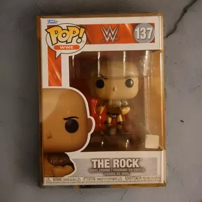 Buy Funko POP! WWE The Rock #137 Vinyl Figure New • 12£