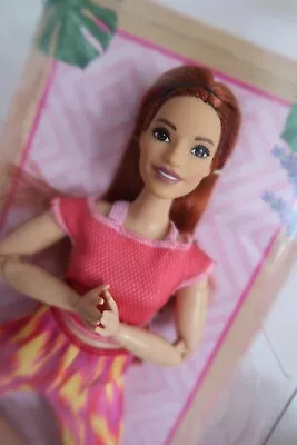 Buy Barbie Made To Move Alec Doll Tie Dye Leggings Curvy Red Hair • 35£
