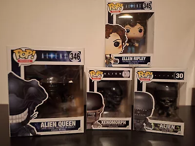 Buy Aliens Pop Vinyl - Alien Queen - Ripley - Xenomorph -  Lot Of 4 Figures  • 64.99£