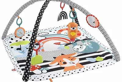 Buy Fisher-Price 3-in-1 Music, Glow And Grow Soft Baby Play Gym Activity Mat • 28.99£