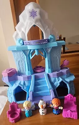 Buy Fisher Price Little People Disney Elsa Enchanted Lights Palace Toy Playset • 30£