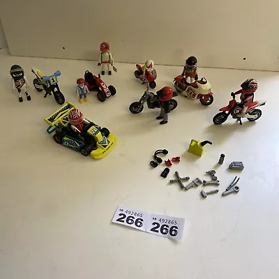 Buy Playmobil Motorbikes And Go Kart Job Lot  • 9.99£