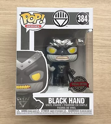 Buy Funko Pop DC Heroes Green Lantern Black Hand #384 + Free Protector • 9.99£