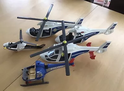 Buy Playmobil Police Helicopters X 5 For Spares Bundle. • 6.99£