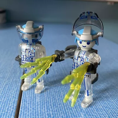 Buy 2 Character Figure Playmobil Series 3 Alien Space Robot Transparent • 7.99£