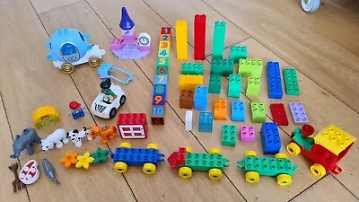 Buy Lego Duplo Bundle Trains Carriages Zoo Animals Safari Car Cinderella  • 12.99£