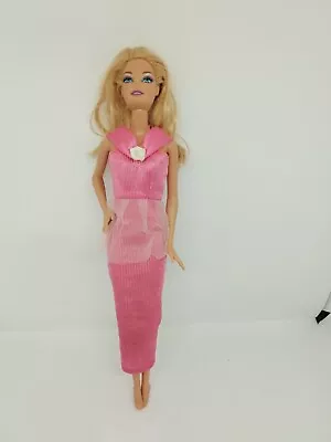 Buy Barbie Mattel 1999 Pink Dress Blonde Vintage Retro Doll • 7.07£