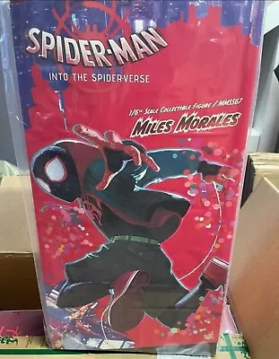 Buy New Hot Toys MMS567 SPIDER-MAN: INTO THE SPIDER-VERSE 1/6 MILES MORALES In Stock • 295£