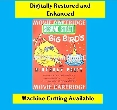 Buy NEW Fisher Price Movie Viewer Cartridge LITHO BIG BIRD's BIRTHDAY 498 Sticker • 4.66£