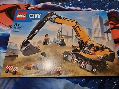Buy LEGO 60420 City Yellow Construction Excavator NEW Free P&P  • 39.99£