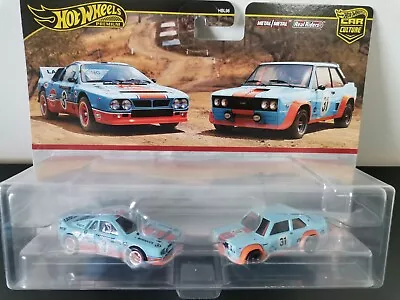 Buy HOT WHEELS Lancia Rally 037 & Fiat 131 Abarth GULF 2-Pack • 35.41£