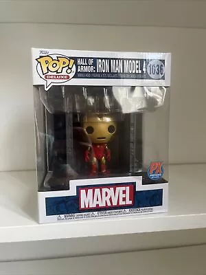 Buy Funko Pop! Marvel: Hall Of Armor Iron Man Deluxe Vinyl Figure 1036 • 5£