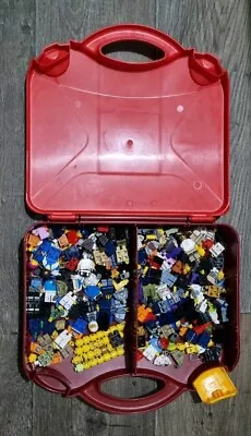 Buy GENUINE LEGO MINIFIGURES Bundle + Storage Box. Hats Hair And Accessories. Used  • 27£